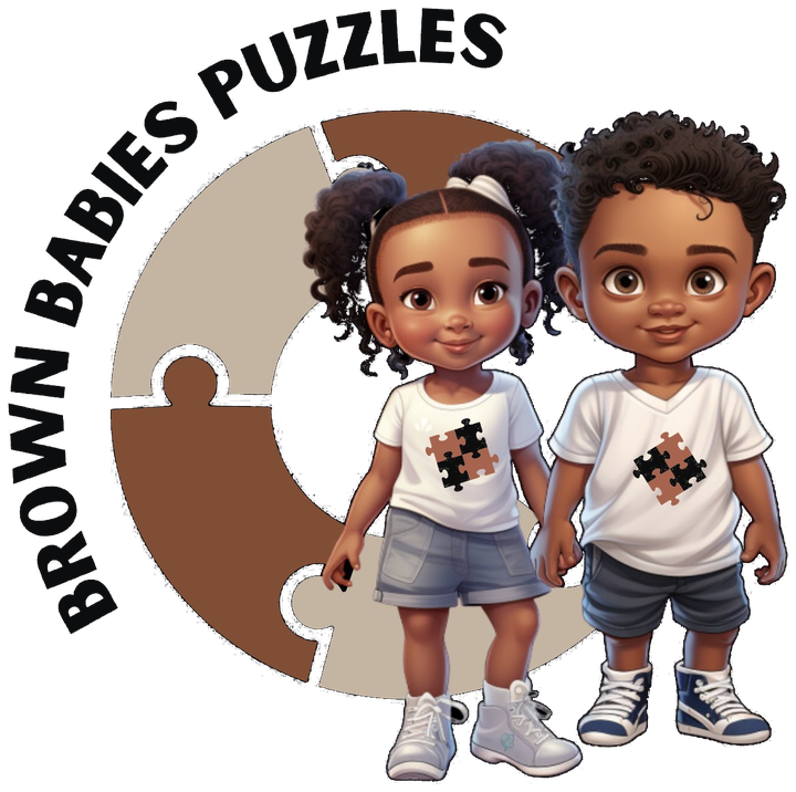 Brown Babies Puzzles logo